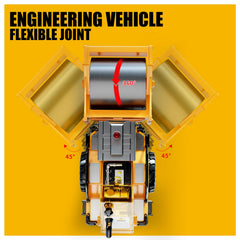 Pupu Pig die-cast construction vehicle detail highlighting sturdy play value.