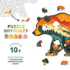 Purdicra Gift-pack Puzzle Bears Forest appeals to celebrations and thoughtful gifting