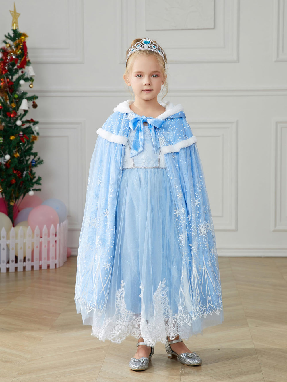 Purfeel versatile princess cape for parties, holidays, and daily dress-up fun