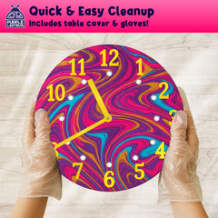 PURPLE LADYBUG adhesive wall hook for quick display