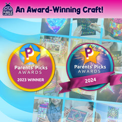 BPA-free, non-toxic materials ensure safe craft play and hydration.