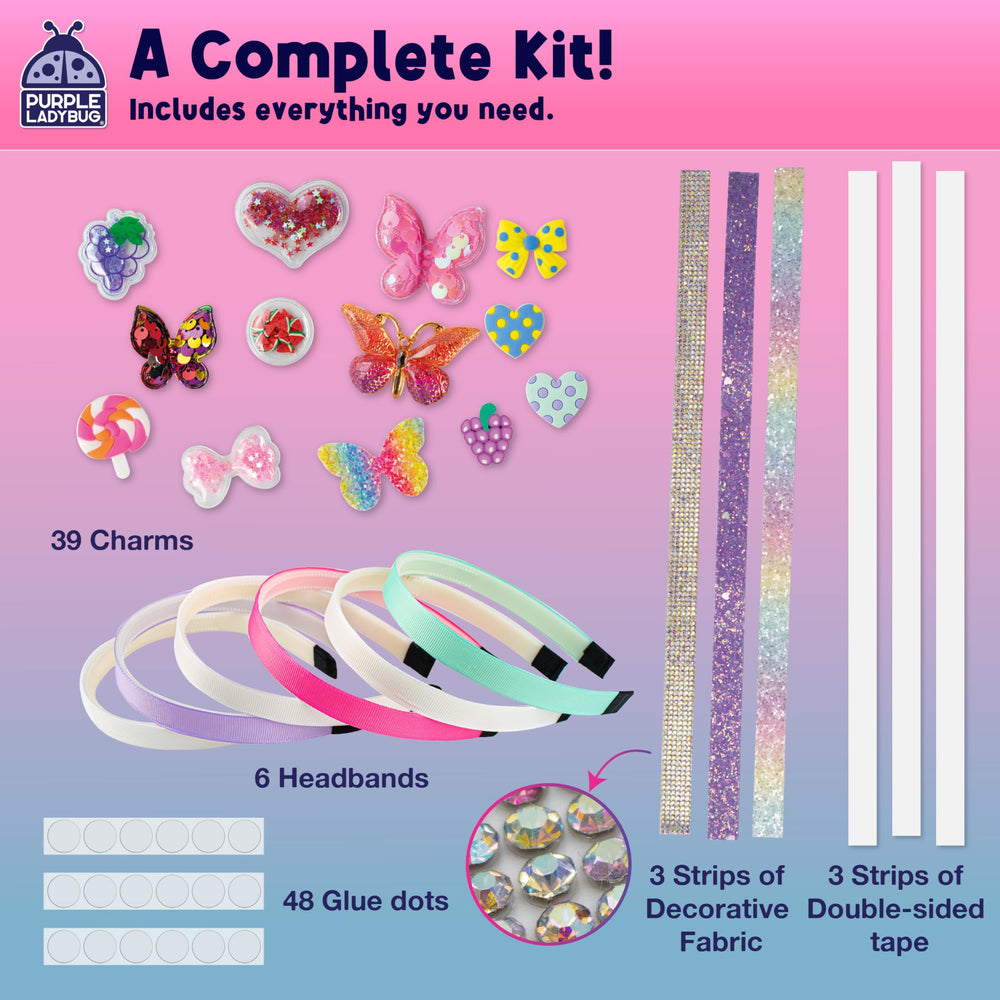 Purple Ladybug glue and clear instructions support easy, safe crafting.