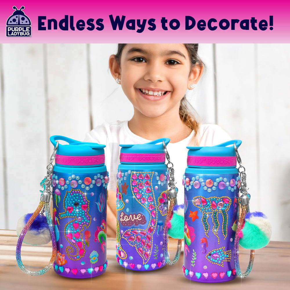 Wide-mouth opening simplifies cleaning and bottle refills after crafts.