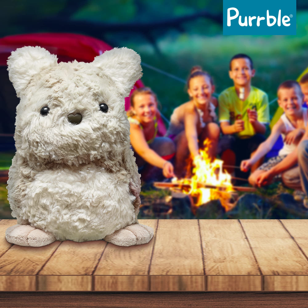 Purrble Companion handheld design supports quick de-stress moments.