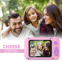 PURULU Kids Camera in use by a child at a birthday party.