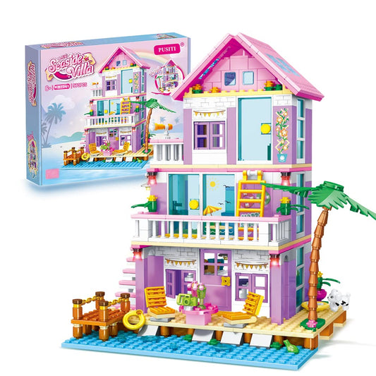 PUSITI seaside villa three floors stimulates creative play and storytelling.