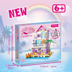 PUSITI Seaside Villa Building Set gift-ready packaging makes a perfect birthday surprise.