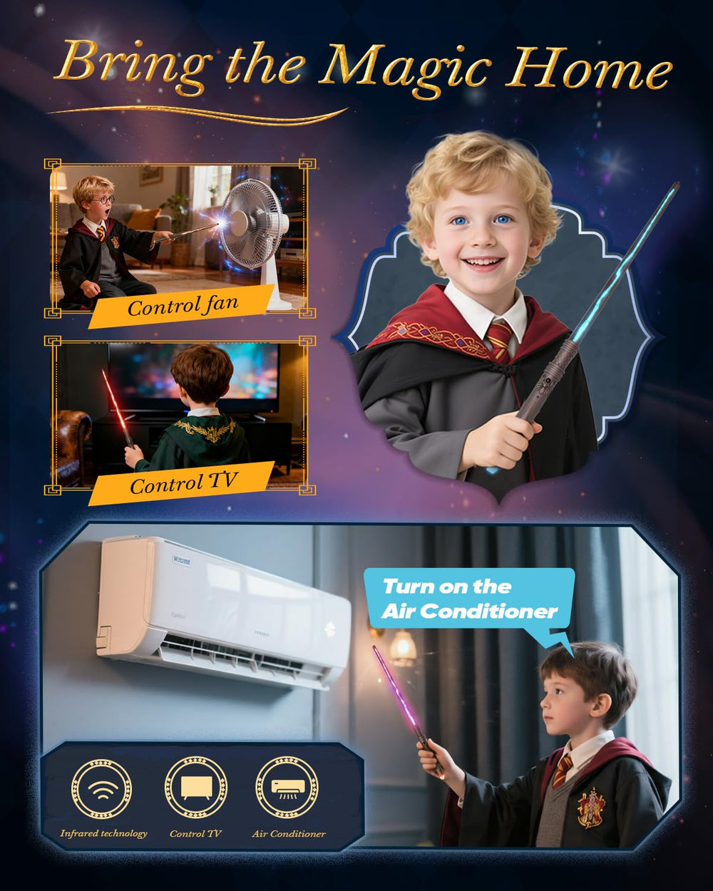 Pussan Wizard Spell Wand Custom Spells Recording enables scene color commands