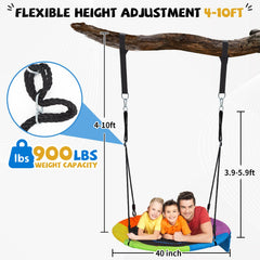Puulivee height-adjustable ropes enhance comfort.