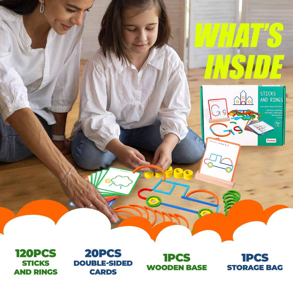 puzgic Stem Kids Toys safe wooden construction ensures durable, trusted play sessions