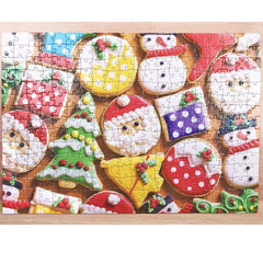 PUZZLE EZ family puzzle time on a table inviting shared fun.