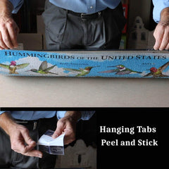 PUZZLE EZ hanging tabs enable easy framing after preservation.