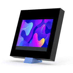 Puzzle Peak built-in lip poster holder blue, keeps poster upright during puzzling