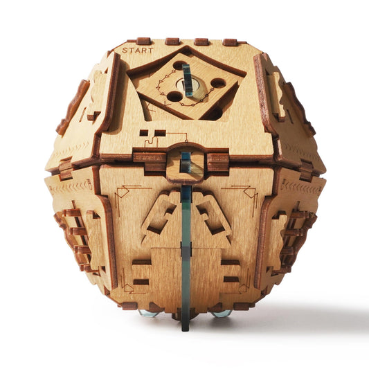 Puzzle Potato Philosopher's Stone puzzle box for immersive escape room fun.