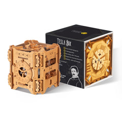 Tesla Box in action invites team play during a smart escape challenge.