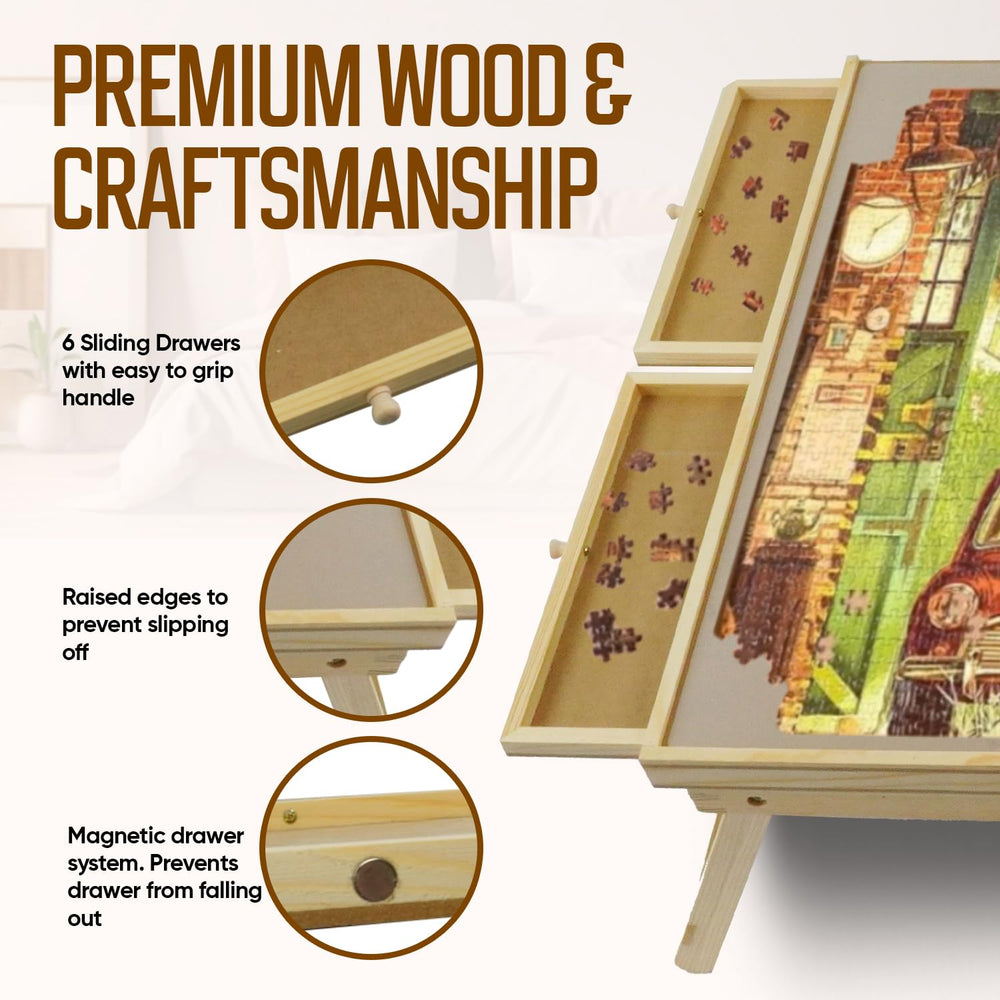 PuzzleCraft compatible with major puzzle brands for versatile setups.