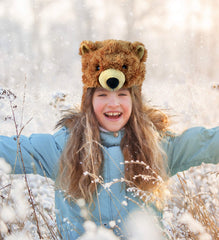 Care guide for Puzzled bear hat: hand wash cold