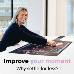 Puzzlup soft polyester surface for smooth puzzle handling