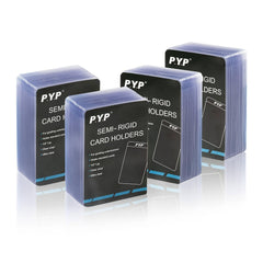 P.Y.P Protect You Play 200ct semi-rigid card sleeves keep grading cards secure.