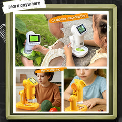 Rechargeable design supports 120 minutes of exploration.