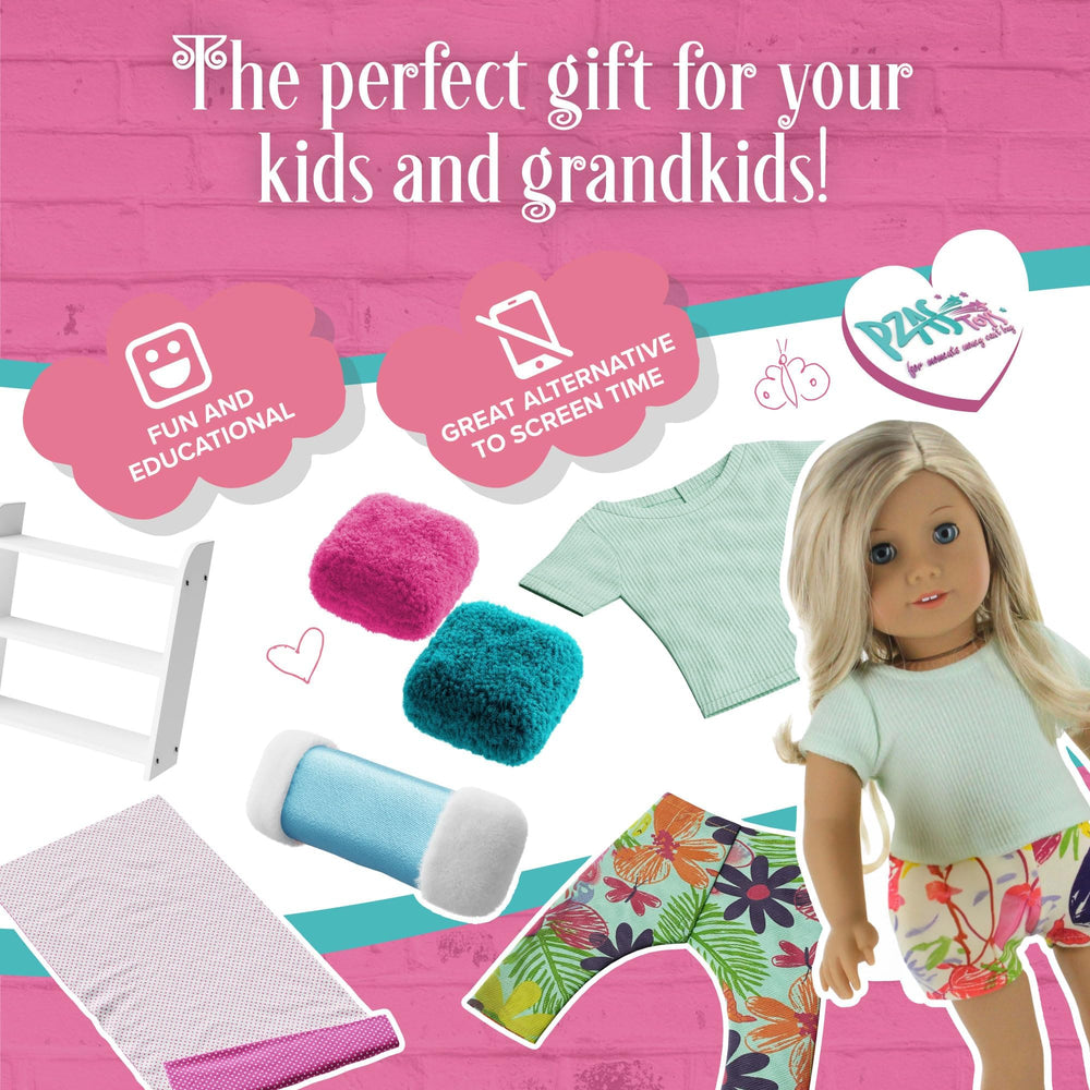 PZAS Toys Doll Bunk Bed sheets offer cozy, compatible linens for 18-inch dolls.