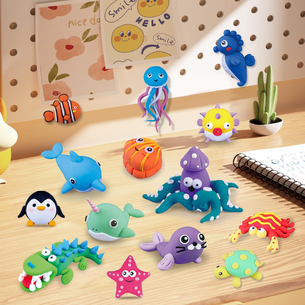 QANIY clay colors and sculpting tools for easy crafting