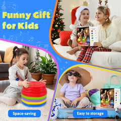 QANIY stepping stones music-sheets include eight tunes to guide play.