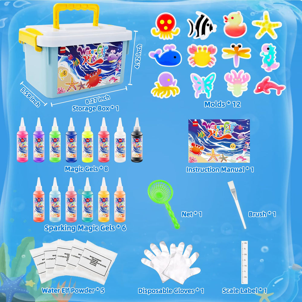 QANIY Water Elf kit accessories enable easy, creative DIY sessions.
