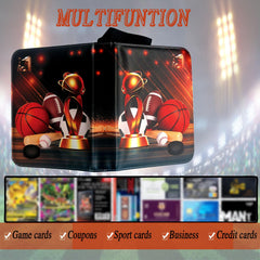 QANYYO interior pages with double-sided slots support various cards