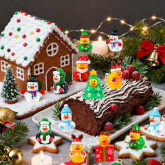 QAUYETM elf-duck adds playful charm to party decor and stockings.