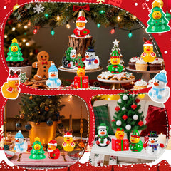 QAUYETM snowman duck brings wintry whimsy to table scatter or gift bags.