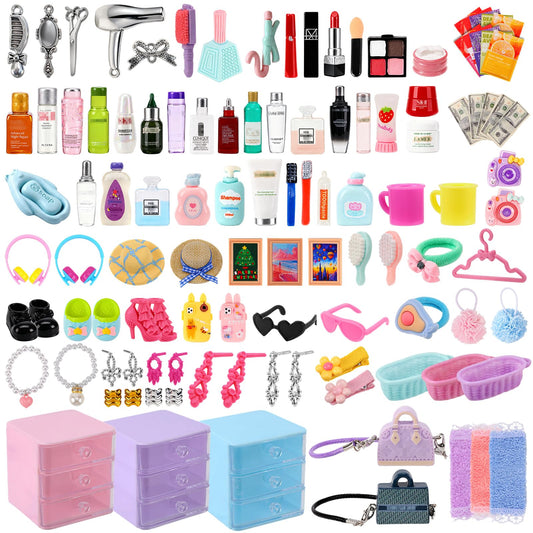 QAUYETM dollhouse handbag accessory for realistic styling and display options.