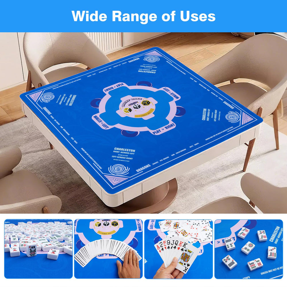 QAZWQAZ Mahjong Mat suits mahjong, poker, dominoes, and more.