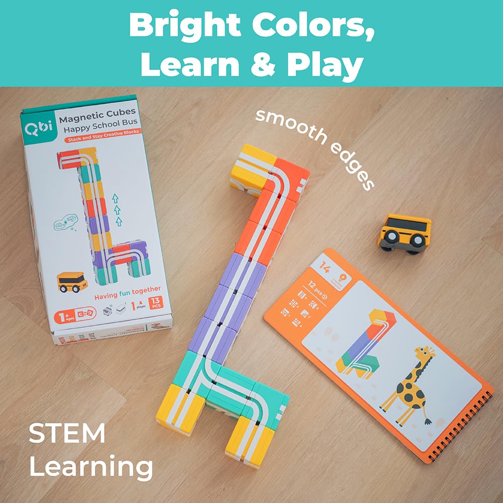QBI magnetic blocks aiding hand-eye coordination through tactile manipulation