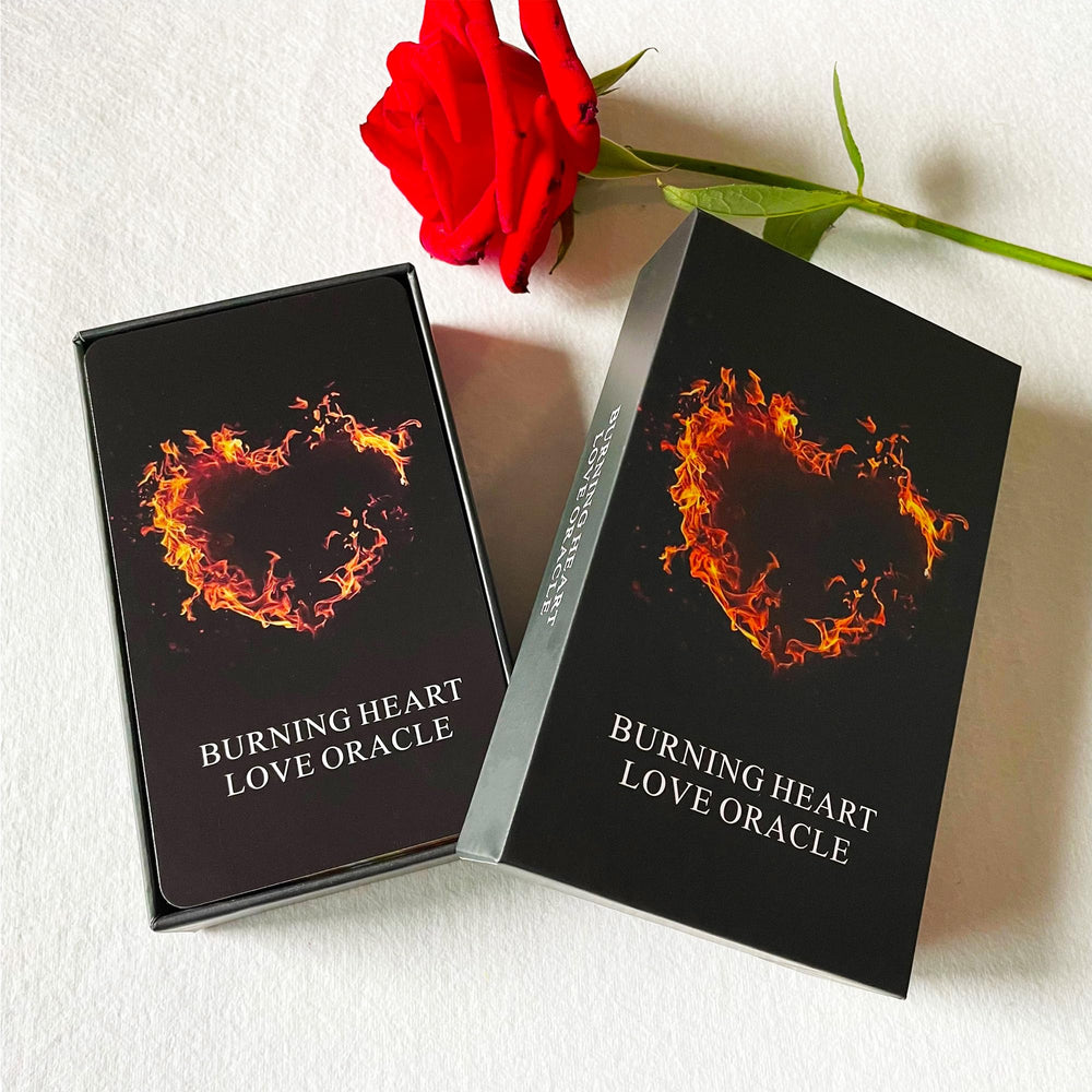 Qcsdckot QueenOfPain burning heart card 7—great ice-breaker for group play.