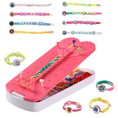 QDGMXIV bracelet maker kit inside box, ready for gifting and easy storage.