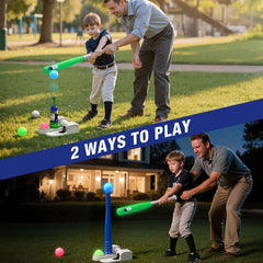 QDRAGON LED Tball glow balls visible targets for evening play.