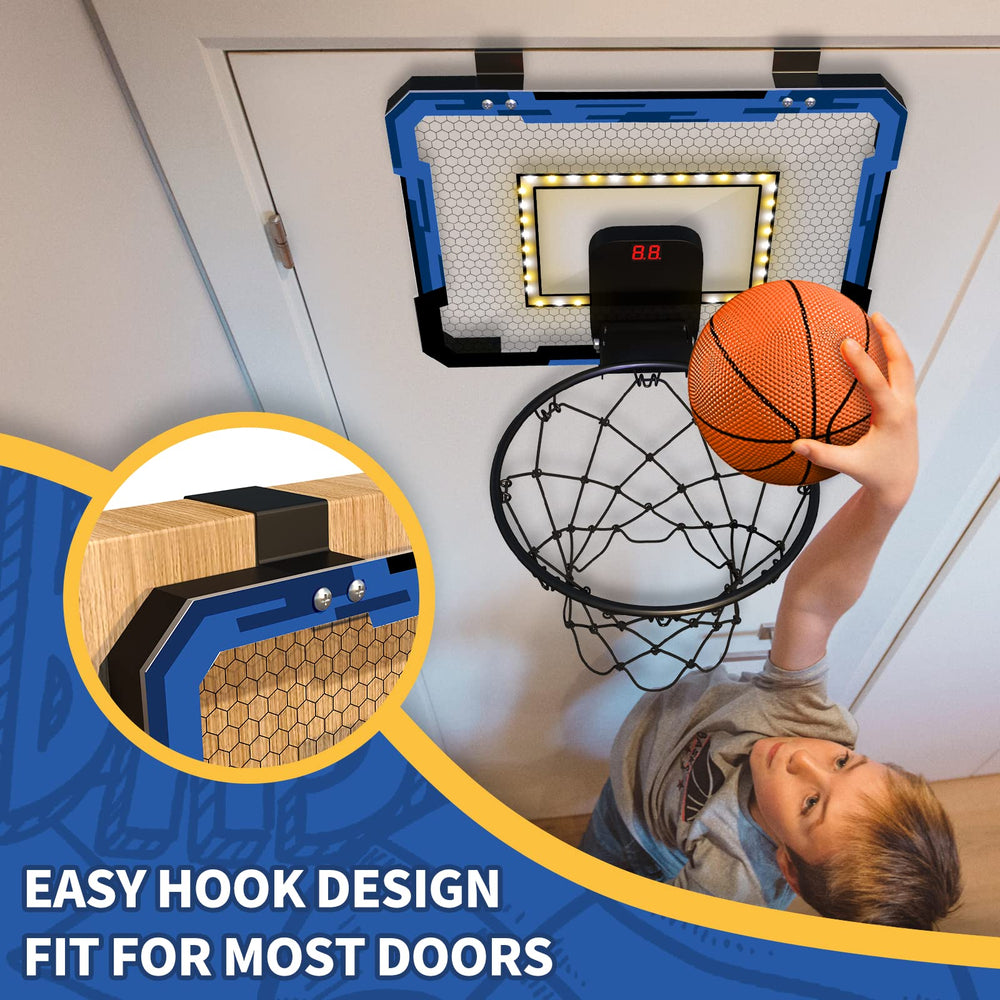 Reinforced steel rim ensures strong dunks and long-lasting use