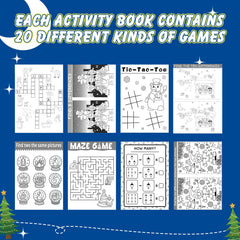Qeeenar diverse games inside book support family activities