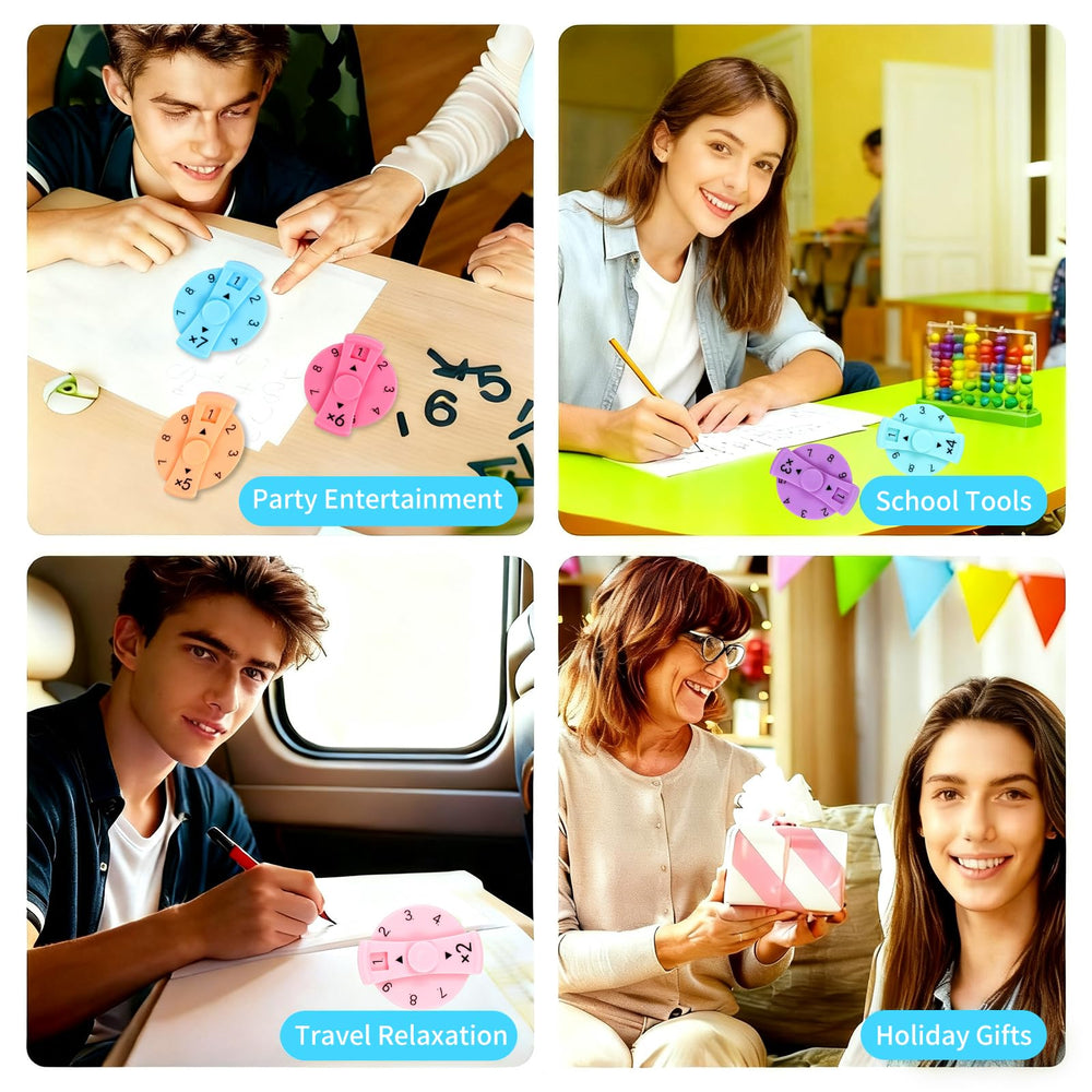 QETRABONE Math Fidget Spinner 9-pack bundles a learning kit for teachers.