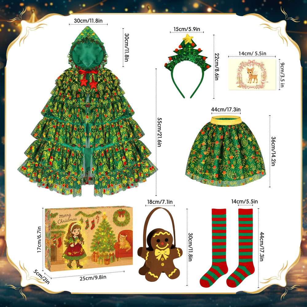Qezny striped socks add color and warmth to holiday dress-up.