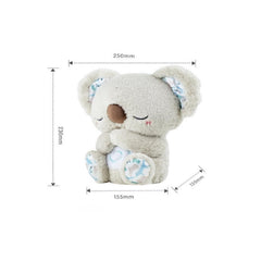 QFCST Relief Koala bedtime scene supports gentle sleep routine.