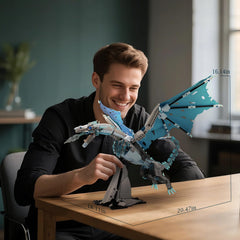 QFJ Ice Dragon 1019 pieces offer hours of creative build.