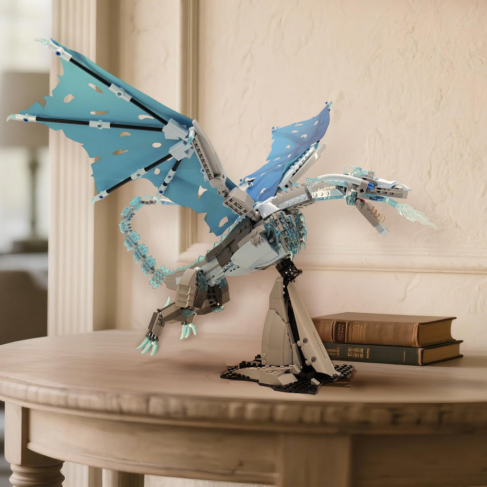 QFJ Ice Dragon model appeals to GOT fans and collectors.
