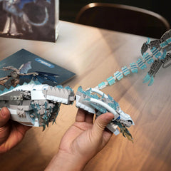 QFJ Ice Dragon scale details add lifelike texture.
