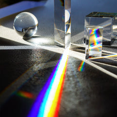 QFkris protective packaging safeguarding prisms during storage.