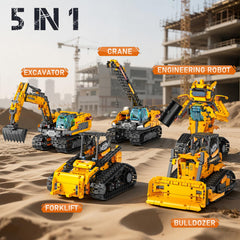 QHECTTY excavator model B ready for indoor and outdoor digging fun
