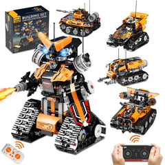 QHECTTY five-in-one remote car model promotes hands-on STEM learning and creative play.