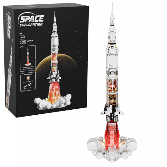 QHECTTY model rocket main engine with transparent shell and LED for detailed observation