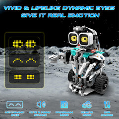 QHECTTY STEM mecha robot alien model for collaborative building